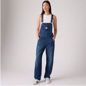 Levi's Women's Vintage Denim Jean Overalls Size Large
